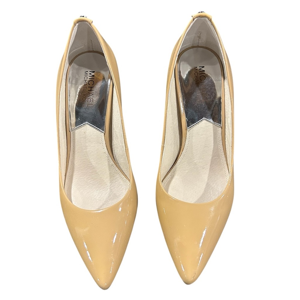 Michael Kors Tan Patent Heels